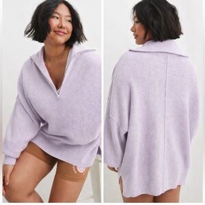 Aerie Oversized Beyond Quarter Zip